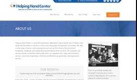 
							         About Us - Helping Hand Center								  
							    