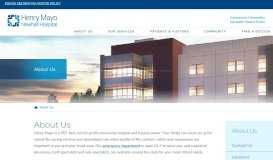 
							         About Us | Henry Mayo Newhall Hospital								  
							    