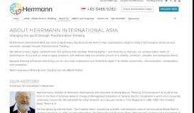 
							         About Us - Herrmann Singapore								  
							    
