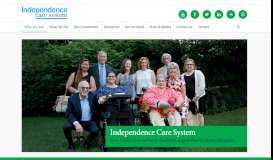 
							         About Us - Independence Care System								  
							    
