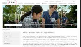 
							         About Us | Intact Financial Corporation								  
							    