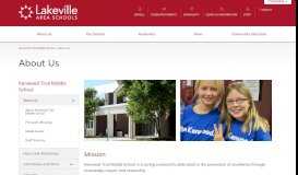 
							         About Us - Kenwood Trail Middle School - Lakeville Area Public Schools								  
							    