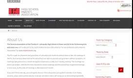 
							         About Us - LaGuardiaHSPA.org – LaGuardia Arts High School Parents ...								  
							    