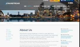 
							         About Us - Mainstream Group - Mainstream Fund Services								  
							    
