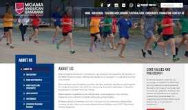 
							         About Us - Moama Anglican Grammar School								  
							    