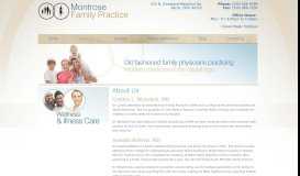 
							         About Us | Montrose Family Practice								  
							    