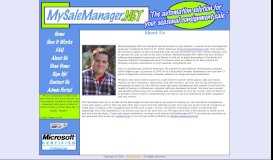 
							         About Us - MySaleManager.NET - Software Solutions For Seasonal ...								  
							    
