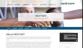 
							         About Us | Nextaff | Employment and Staffing Services								  
							    