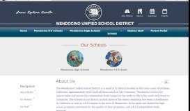 
							         About Us • Page - Mendocino Unified School District								  
							    