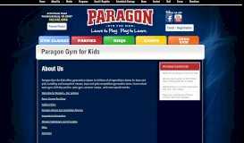 
							         About Us | Paragon Gym for Kids - Gymnastics, Birthday Parties and ...								  
							    