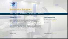
							         About Us - Radisphere Radiology								  
							    