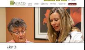 
							         About Us - Ranch View Family Medicine								  
							    