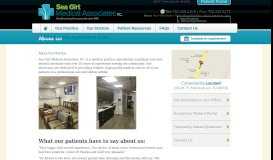 
							         About Us | Sea Girt Medical Associates								  
							    