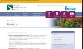 
							         About Us - Southern New Hampshire Health								  
							    