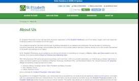 
							         About Us - St. Elizabeth Physicians -								  
							    