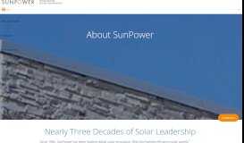 
							         About Us | SunPower UK								  
							    