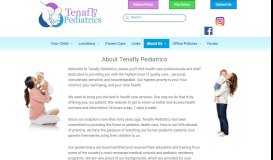 
							         About Us - Tenafly Pediatrics								  
							    