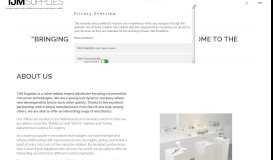 
							         About us | TJM Supplies GmbH								  
							    