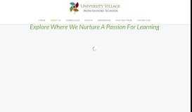 
							         About Us - University Village Montessori School								  
							    