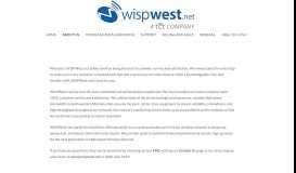 
							         About Us – Wispwest.net								  
							    