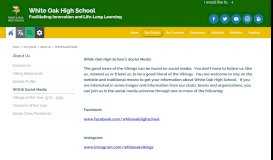 
							         About Us / WOHS Social Media - Onslow County Schools								  
							    