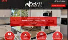 
							         About Walker Real Estate Rentals								  
							    