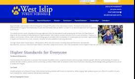 
							         About West Islip Schools - West Islip School District								  
							    
