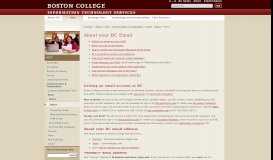 
							         About your BC Email - Technology Help - Boston College								  
							    