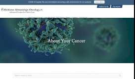 
							         About Your Cancer – Michiana Hematology Oncology								  
							    