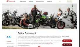 
							         About Your Motorcycle Insurance Policy - Bennetts								  
							    