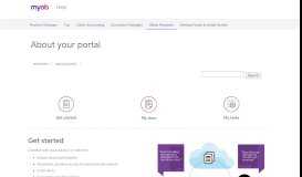 
							         About your portal - Client Portal - MYOB Help Centre								  
							    