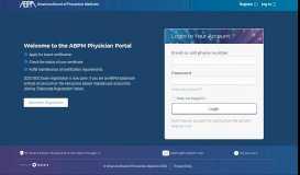 
							         ABPM: Login to Your Account								  
							    