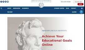 
							         Abraham Lincoln University & Online Law School – Earn Your Degree ...								  
							    