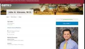 
							         Abrams, John A. – East Alabama Medical Center								  
							    