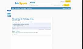 
							         Absa Bank Tellers Jobs - Job Space								  
							    