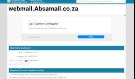 
							         Absamail - Vox Telecom :: Welcome to Vox Telecom								  
							    