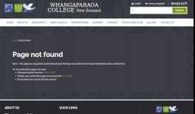 
							         Absences - Whangaparaoa College								  
							    