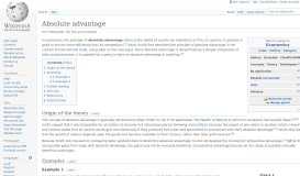 
							         Absolute advantage - Wikipedia								  
							    