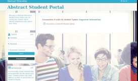 
							         Abstract Student Portal								  
							    