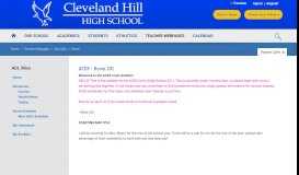 
							         Abt, Miss / Home - Cleveland Hill Schools								  
							    