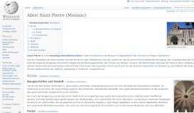 
							         Abtei Saint-Pierre (Moissac) – Wikipedia								  
							    
