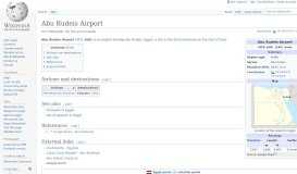 
							         Abu Rudeis Airport - Wikipedia								  
							    