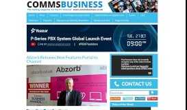 
							         Abzorb Releases New Features Portal to Channel | Comms Business								  
							    