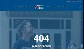 
							         AC Blackboard - Angelina College								  
							    