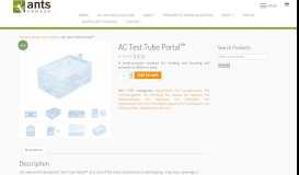 
							         AC Test Tube Portal™ v2 - AntsCanada								  
							    