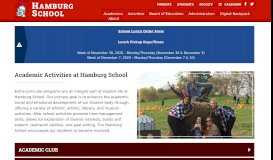 
							         Academic Activities at Hamburg School - Academic - Hamburg School								  
							    