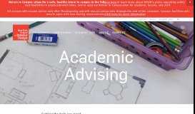 
							         Academic Advising and Transfer Credit — New York School of Interior ...								  
							    