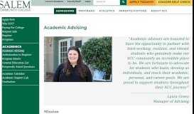 
							         Academic Advising | Salem Community College								  
							    