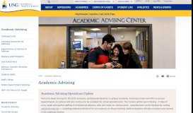
							         Academic Advising | UNG								  
							    