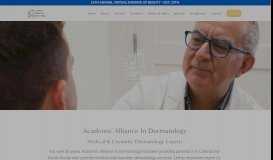 
							         Academic Alliance In Dermatology								  
							    
